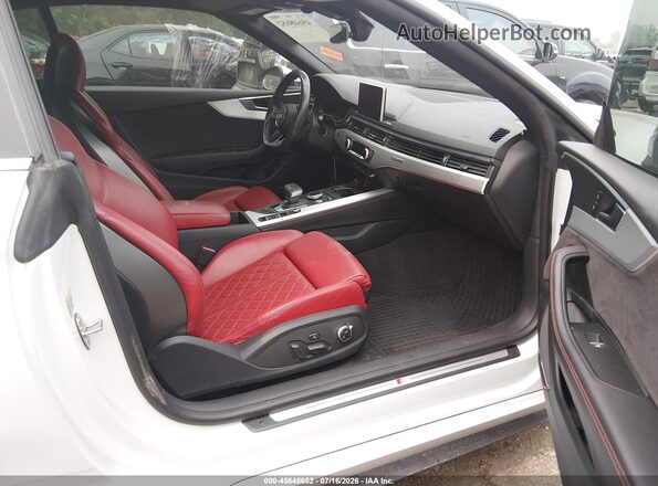 WAU24GF56JN004046 2018 AUDI S5 White Սալոնի դիմացի տեսք