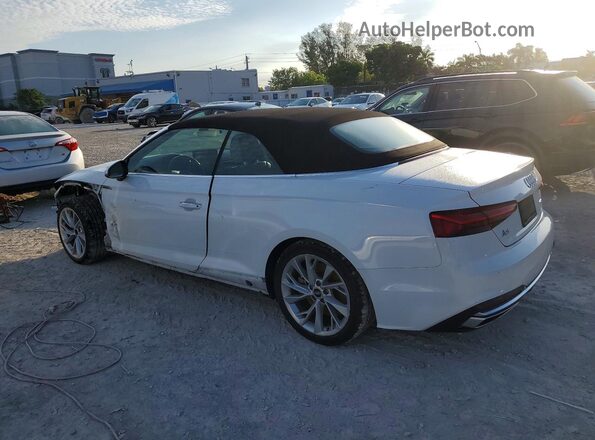 WAU2AGF59NN006050 2022 AUDI A5 White Задня ліва чверть