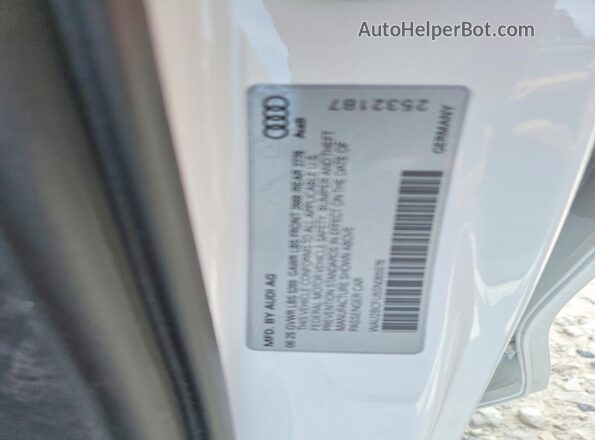 WAU2BCFU5SN065976 2025 AUDI A5 White Շարժիչի բաժամունքի տեսք