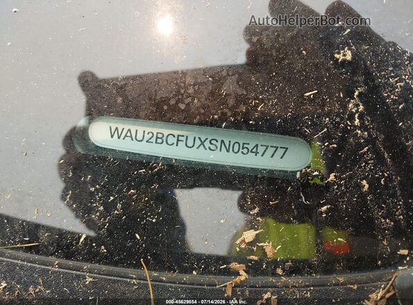 WAU2BCFUXSN054777 2025 AUDI ALL Gray 