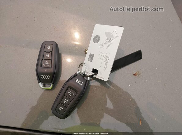 WAU2BCFUXSN054777 2025 AUDI ALL Gray წინა პანელის ხედი