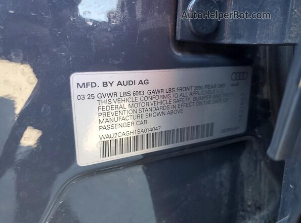 WAU2CAGH1SA014047 2025 AUDI A6 Gray Շարժիչի բաժամունքի տեսք