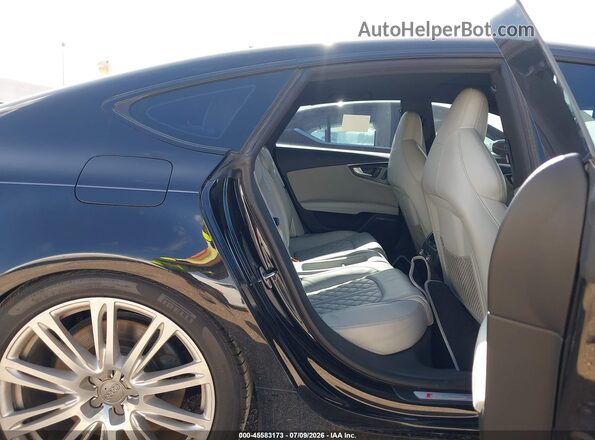 WAU2FAFC1HN109674 2017 AUDI S7 Black Widok naklejki z numerem VIN