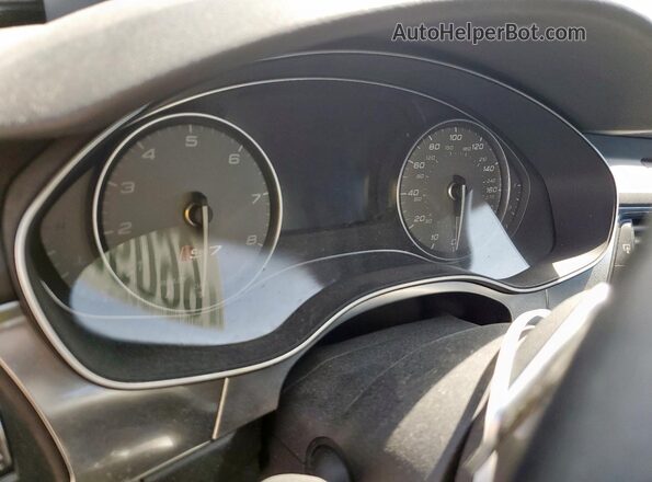 WAU2FAFC2HN063840 2017 AUDI S7 Gray Vista del cuadro de instrumentos