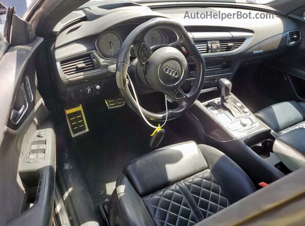 WAU2FAFC2HN063840 2017 AUDI S7 Gray Vista del salpicadero
