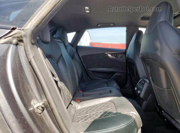 WAU2FAFC2HN063840 2017 AUDI S7 Gray Vista de los asientos traseros