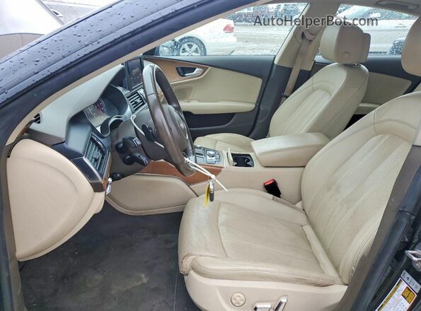WAU2GAFC0GN031514 2016 AUDI A7 Black Вид салону спереду