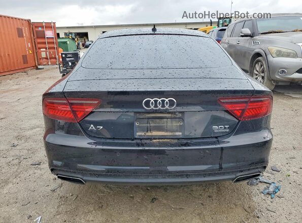 WAU2GAFC0GN031514 2016 AUDI A7 Black Вид ззаду