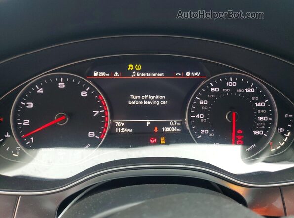 WAU2GAFC2GN067947 2016 AUDI A7 Black Սարքավորումների վահանակի տեսք