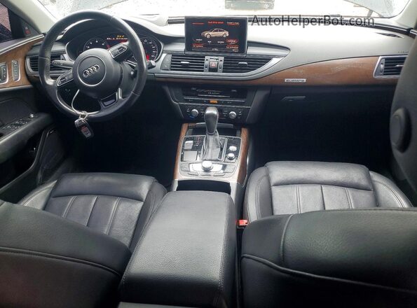 WAU2GAFC2GN067947 2016 AUDI A7 Black Առջևի վահանակի տեսք