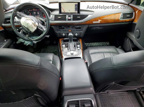 WAU2GAFC5GN012635 2016 AUDI A7 Black წინა პანელის ხედი