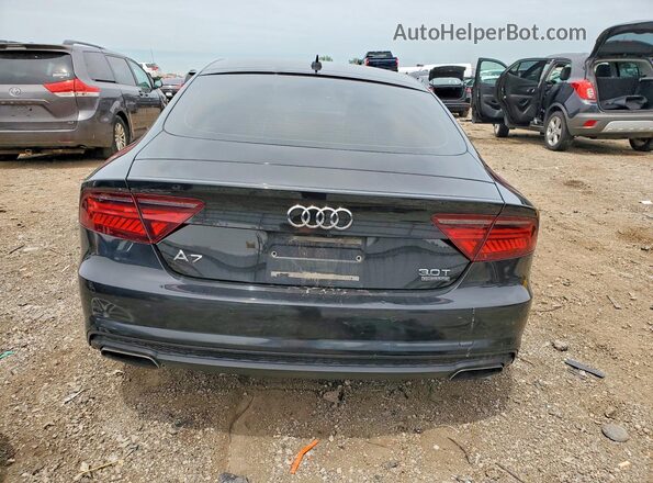 WAU2GAFC5GN012635 2016 AUDI A7 Black უკანა ხედი