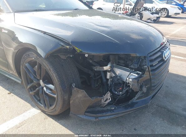 WAU2GAFC6GN014989 2016 AUDI A7 Black Front view
