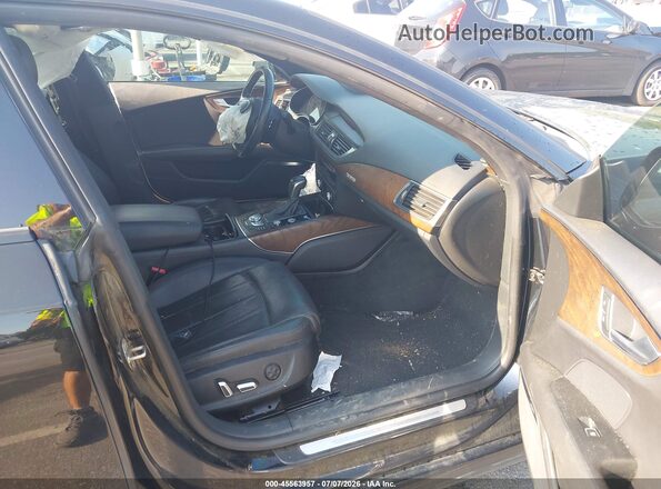 WAU2GAFC6GN014989 2016 AUDI A7 Black Front interior view