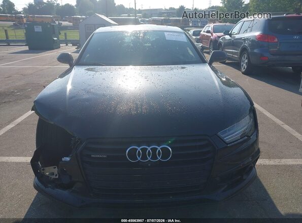 WAU2GAFC6GN014989 2016 AUDI A7 Black Rear interior view