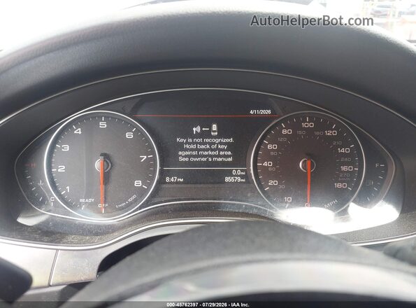 WAU2GAFC9GN037022 2016 AUDI A7 Silver Rear seats view