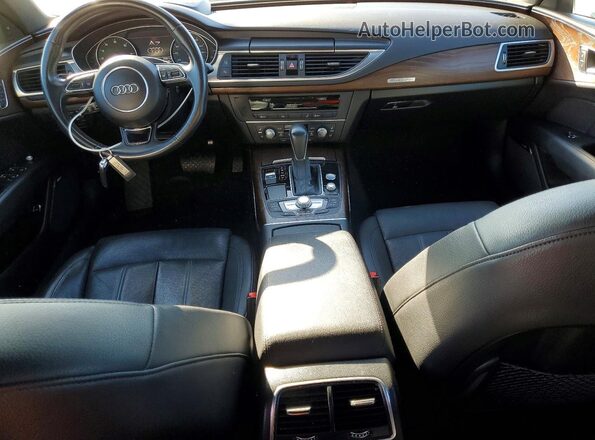 WAU2GAFC9GN146788 2016 AUDI A7 Белый Вид панели приборов