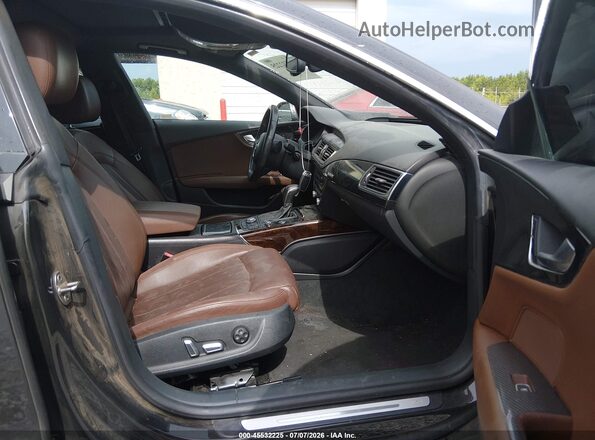 WAU2GAFC9GN161582 2016 AUDI A7 Black Front interior view