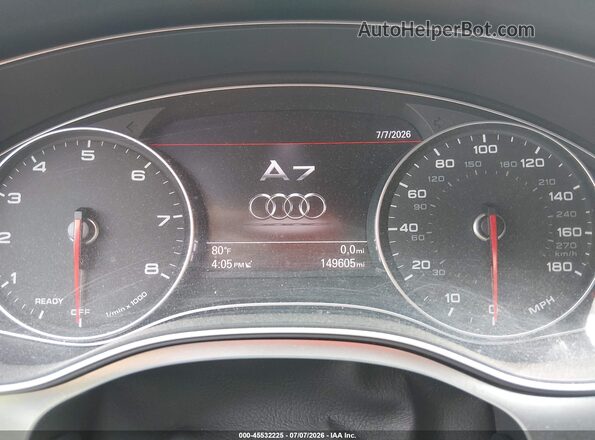 WAU2GAFC9GN161582 2016 AUDI A7 Black Rear seats view