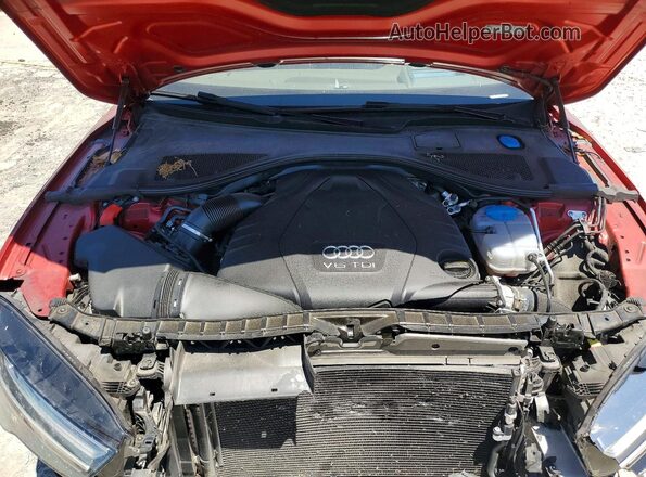 WAU2MAFC4GN010450 2016 AUDI A7 Бордовый Вид задней части салона