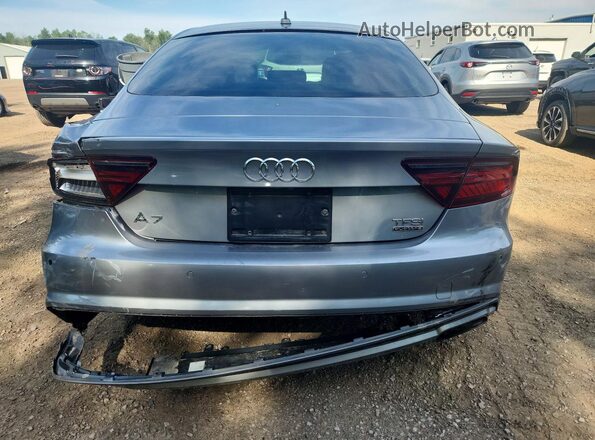 WAU32AFC8HN008065 2017 AUDI A7 Silver Հետևի տեսք