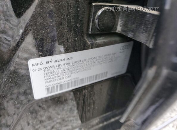 WAU3DAGHXSA027588 2025 AUDI A6 Black Вид підкапотного простору