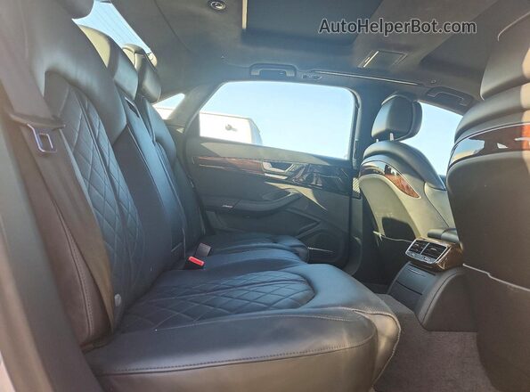 WAU43AFD0HN017644 2017 AUDI A8 Серебряный Вид задних сидений