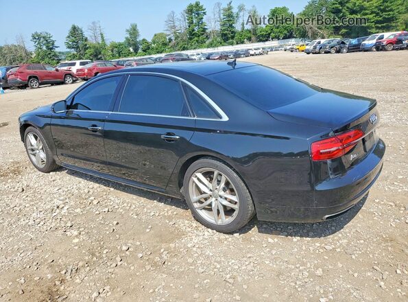 WAU43AFD1HN010394 2017 AUDI A8 Black Trasero izquierdo