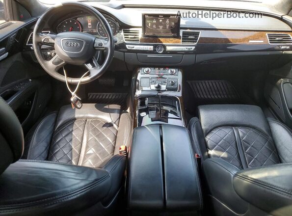 WAU43AFD1HN010394 2017 AUDI A8 Black Vista del salpicadero