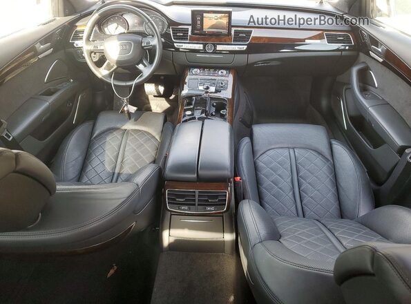 WAU43AFD7GN015307 2016 AUDI A8 Silver Widok deski rozdzielczej