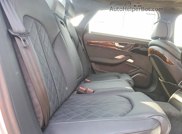 WAU43AFD7GN015307 2016 AUDI A8 Silver Widok tylnych siedzeń