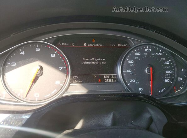 WAU43AFD7GN015307 2016 AUDI A8 Silver Widok zestawu wskaźników
