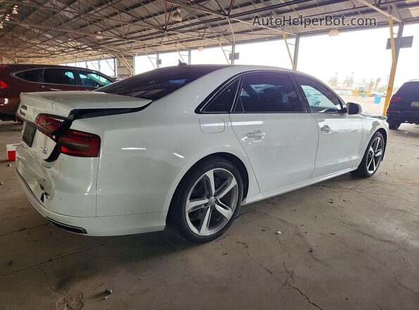 WAU43AFD8JN000483 2018 AUDI A8 White Tył prawy