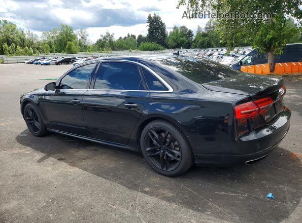 WAU43AFD9GN011906 2016 AUDI A8 Black Tył lewy