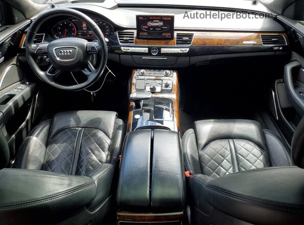 WAU43AFD9GN011906 2016 AUDI A8 Black Widok deski rozdzielczej