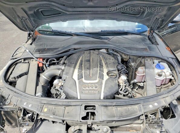 WAU43AFD9GN011906 2016 AUDI A8 Black Widok wnętrza z tyłu