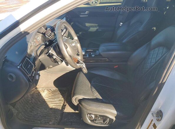 WAU43AFDXHN005503 2017 AUDI A8 White Vista interior delantera