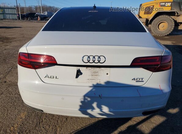 WAU43AFDXHN005503 2017 AUDI A8 White Vista trasera