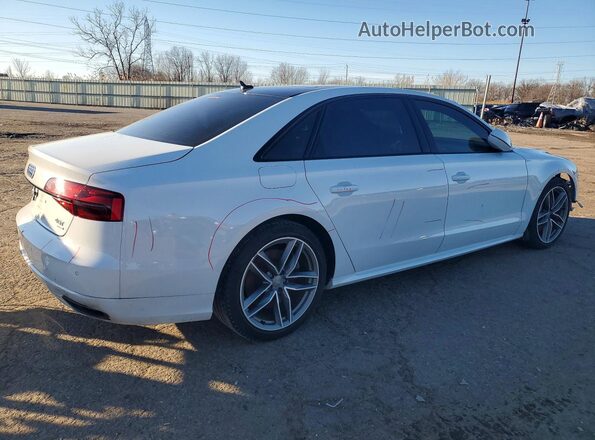 WAU43AFDXHN005503 2017 AUDI A8 White Trasero derecho
