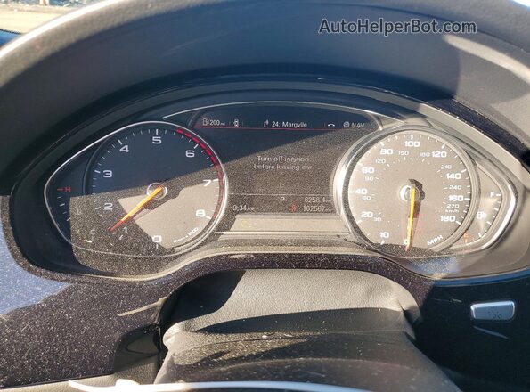 WAU43AFDXHN005503 2017 AUDI A8 White Vista del cuadro de instrumentos