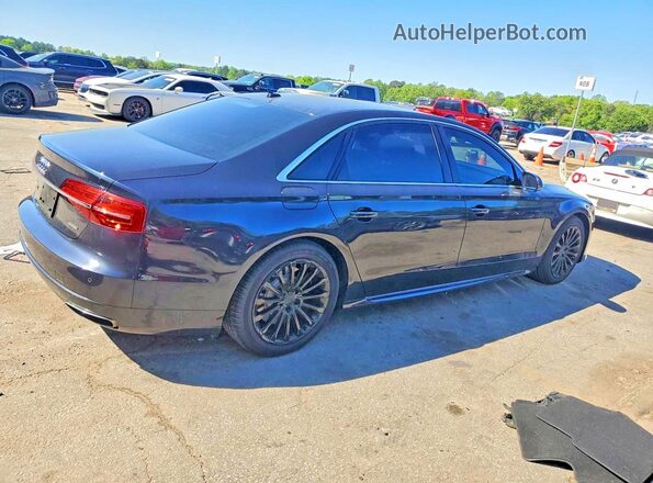 WAU44AFD0HN017897 2017 AUDI A8 Black Tył prawy
