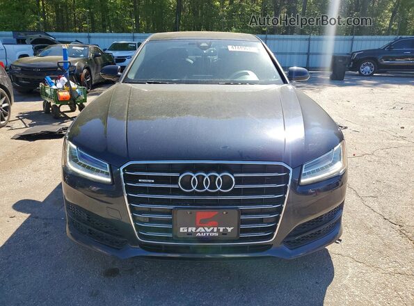 WAU44AFD0HN017897 2017 AUDI A8 Black Widok z przodu