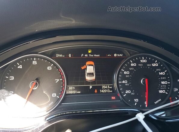 WAU44AFD0HN017897 2017 AUDI A8 Black Widok zestawu wskaźników