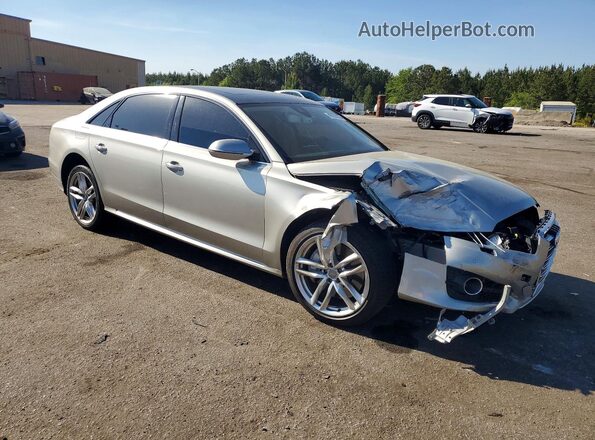 WAU44AFD3HN018719 2017 AUDI A8 Tan Przód prawy