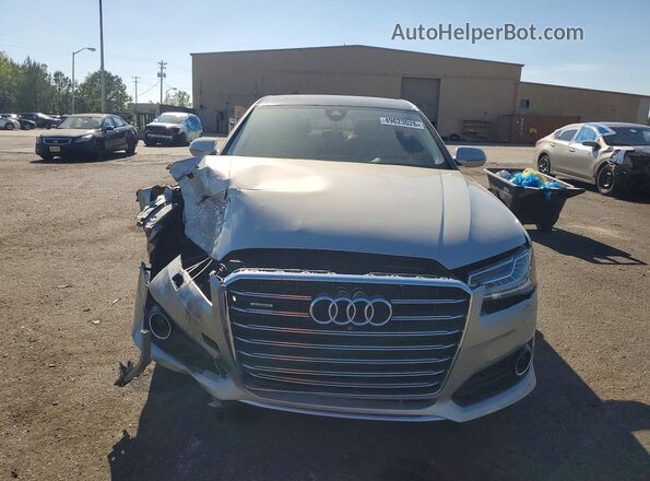 WAU44AFD3HN018719 2017 AUDI A8 Tan Widok z przodu