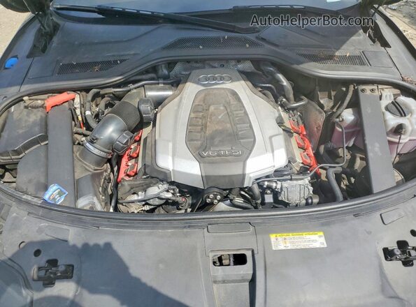 WAU44AFD8HN009952 2017 AUDI A8 Черный Вид задней части салона