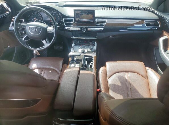 WAU44AFD8HN009952 2017 AUDI A8 Черный Вид панели приборов