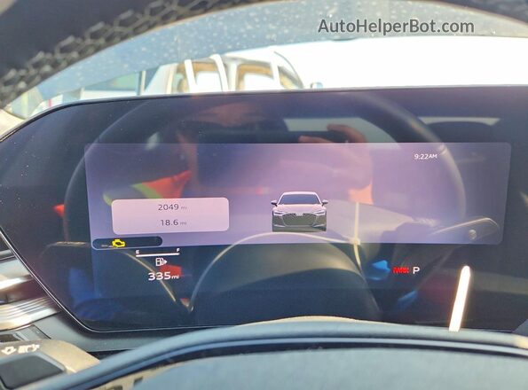 WAU55CFN9TN033661 2026 AUDI A6 Gray Вид щитка приладів