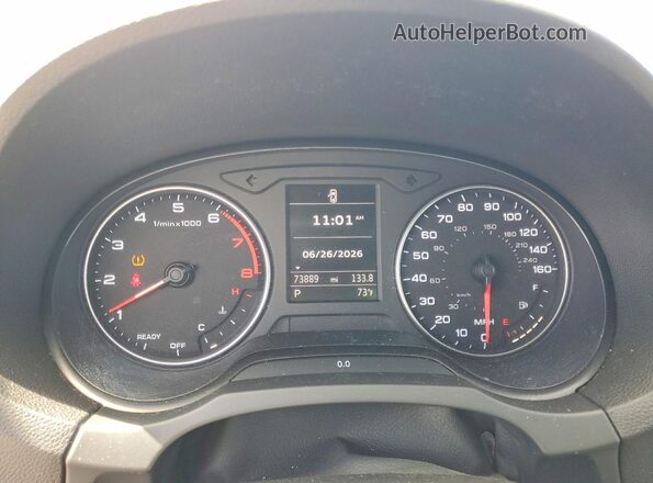 WAU67LFF2G1026538 2016 AUDI A3 Gray Instrument cluster view
