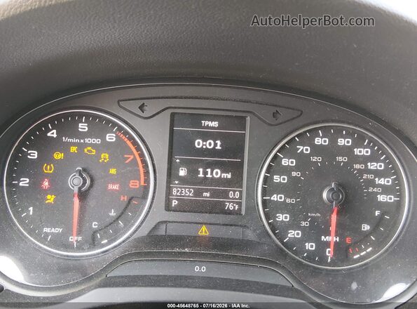 WAU6ULFF8J1000249 2018 AUDI A3 Black უკანა სავარძლების ხედი